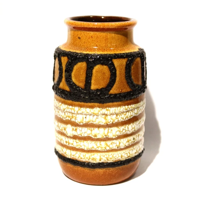 fat lava Scheurich製 237-15 ファットラバ ビンテージ 花瓶 西ドイツ