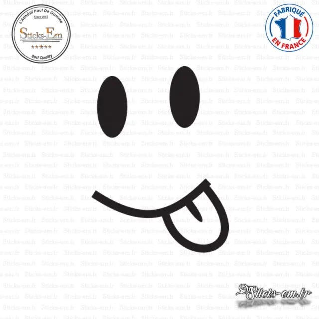 Sticker JDM Smile Decal Aufkleber Pegatinas D-439 Couleurs au choix