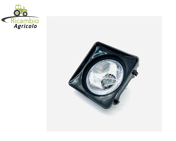 Fanale Anteriore DX Trattore Fiat Landini Serie 80 90 5830 6500 Adattabile Riferimento Originale 5124111 165 Mm X 60 Mm