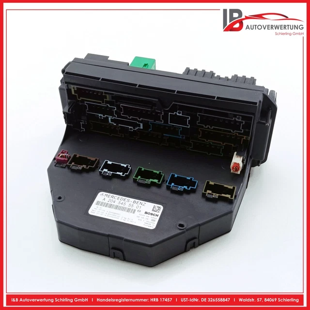MERCEDES C-CLASS W204 C200 COMPRESSOR Fuse Box SAM Module 20455501 £429 ...