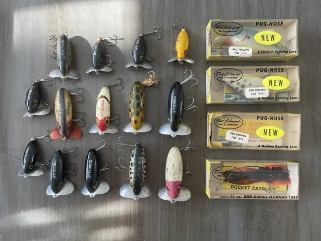 FRED ARBOGAST JITTERBUG CLICKER Fishing Lure - Coach dog Color $12.00 -  PicClick