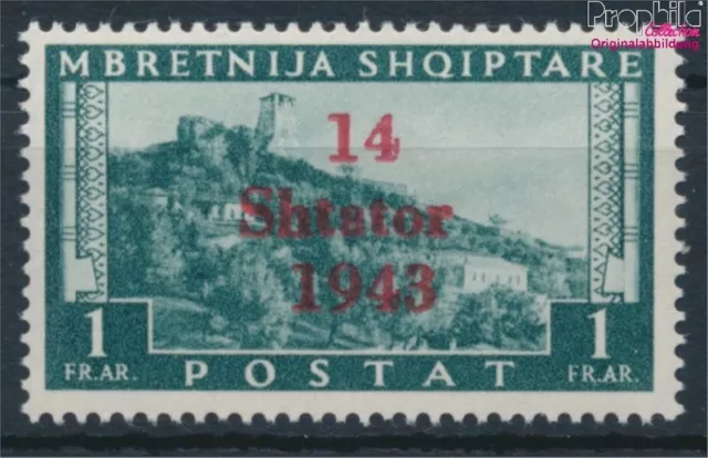 Briefmarken Albanien (Dt.Bes.2.WK.) 1943 Mi 11 postfrisch (10174486