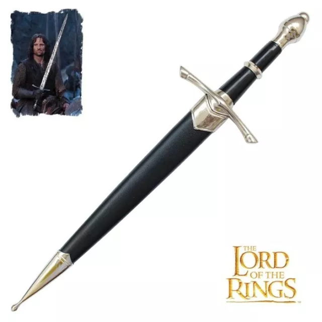 The Hobbit LOTR Lord of the Rings Strider's Ranger Aragorn Sword Miniature