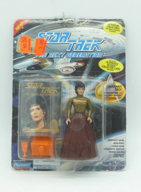 Star Trek The Next Generation Action figure Lwaxana Troi 6967 compagni di gioco 1994 moc
