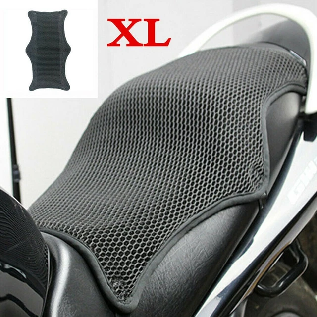 Accessoire Moto Siège Housse 3D Maille Tissu Universel Taille XL 33 54CM