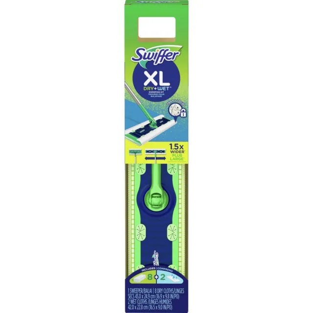 Swiffer Sweeper Dry/Wet XL Sweeping Kit - 1 Carton - White Swiffer ebay vero