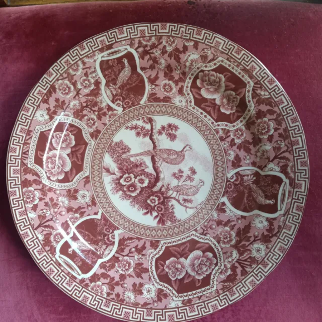 Home Decor - Decorative Plate with Pheasants - Vintage