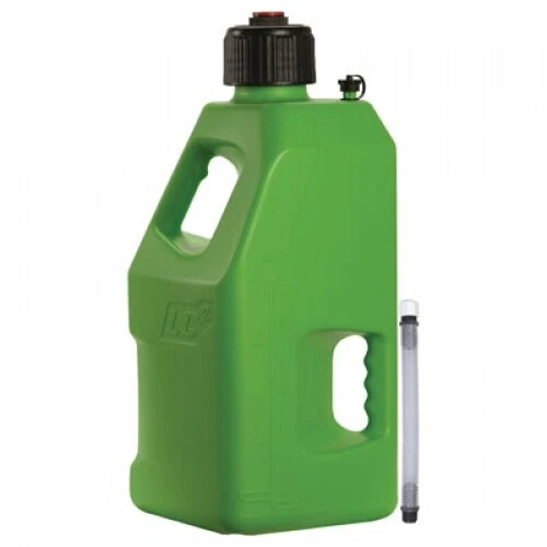 LC LC2 Utility Jug with 12" Reinforced Filler Hose 5 Gallons Green 2038410004