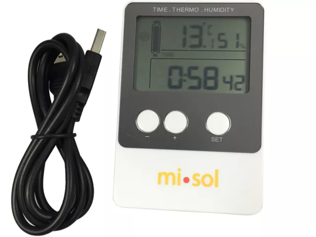 Data Logger Temperature Humidity USB Datalogger thermometer data record 3