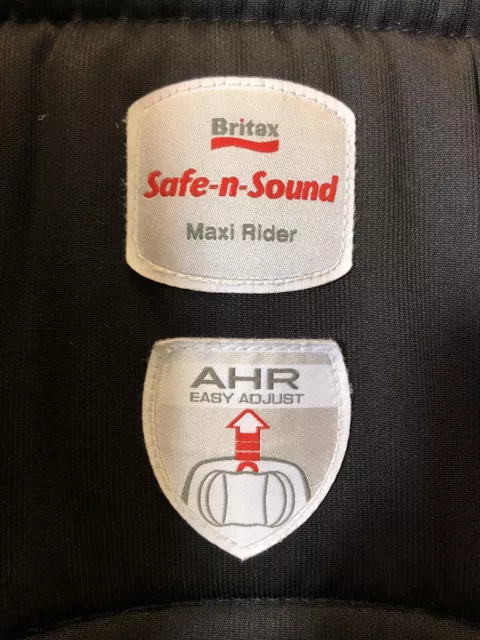 Britax Safe and Sound Car Seat - Maxi Rider AHR. Year 2015. RRP $399