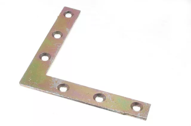 10Pk Plano Soporte de Esquina Abrazadera Reparar Placa 100MM 5C6