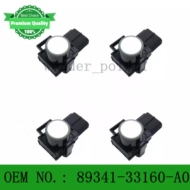 4PCS PDC Parking Sensor For LEXUS GX460 TOYOTA Sequaia 89341-33160-A0 PS341B0A1