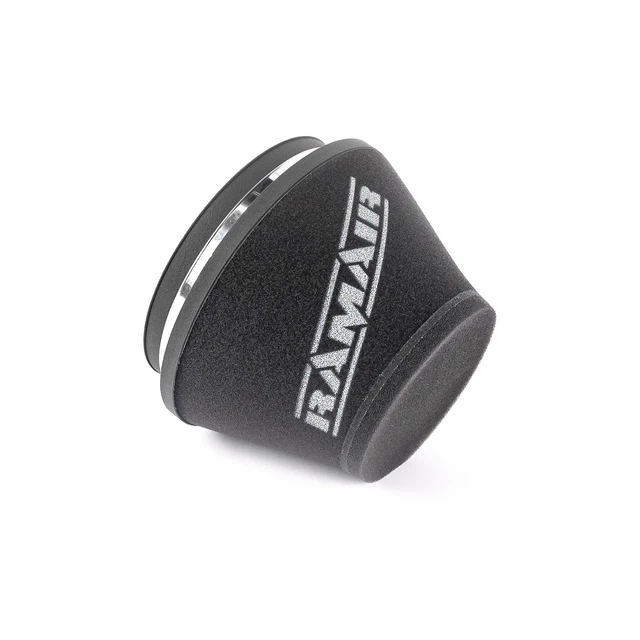 Ramair Filtro Aria Universale A Cono 76mm Con Velocity Stack | Lavabile E Riutilizzabile Per Auto, Barche, Moto | Schiuma A Doppio Strato - 2