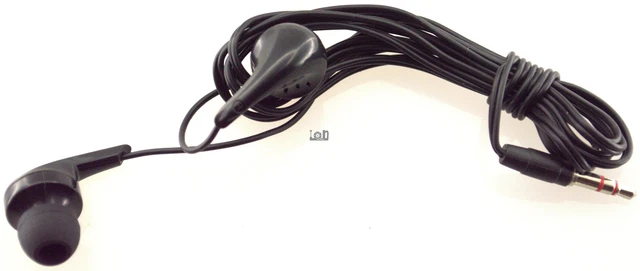 500pc Lot Earbuds Wholesale Black In Ear Headphones 3.5mm