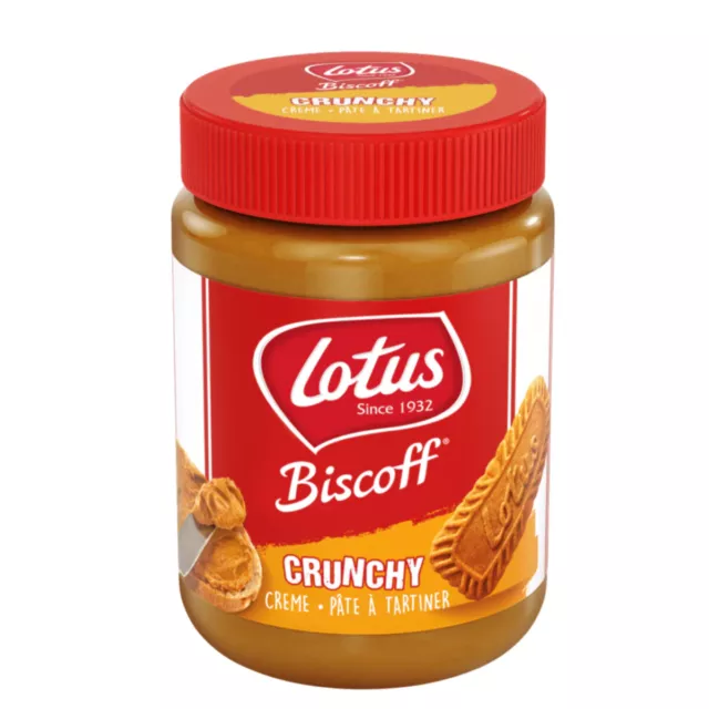 Lotus Biscoff Crunchy Cremiger Crema Spalmabile Di Biscotti Caramello