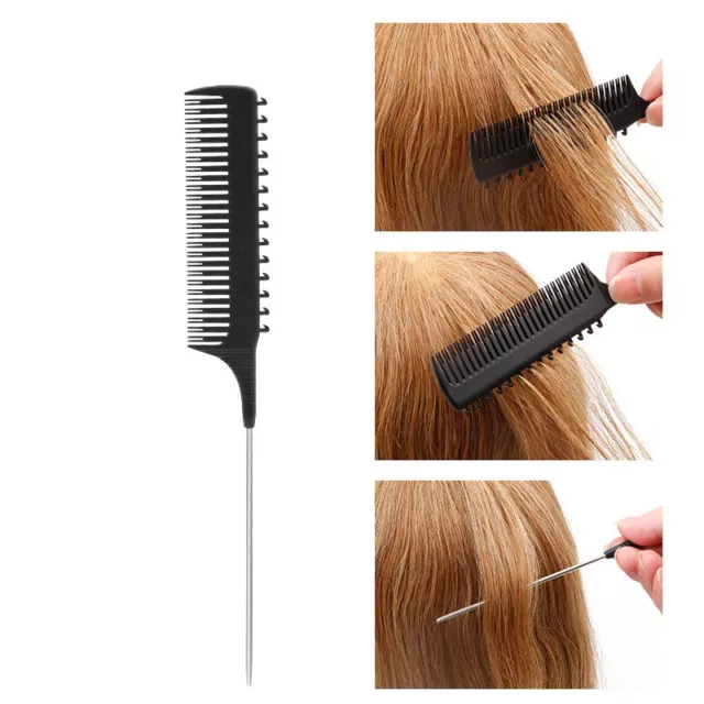 Professional Hair Combs Tip Tail Comb Barber Hairdressing Comb Salon Tools