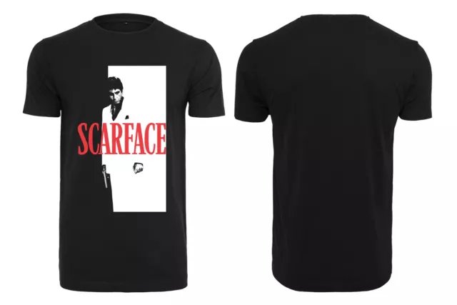 Merchcode Herren T-Shirt Scarface Logo Tee Oberteil Frontprint XS-XXL