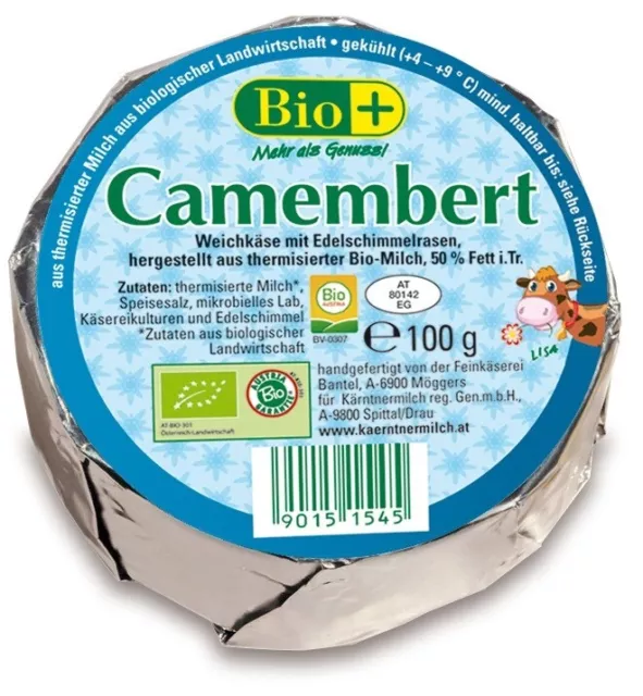 Camembert cheese 50% BIO 100 g