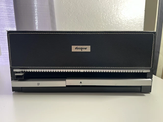Discgear Selector 100 Auto CD Disc Retrieval System Index Drawer Black DVD Case