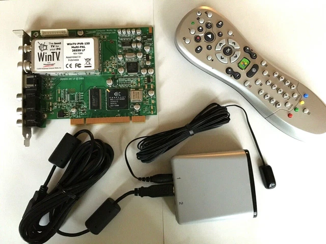 HAUPPAUGE PCI TV tuner, WinTV PVR 150 IR blaster and remote