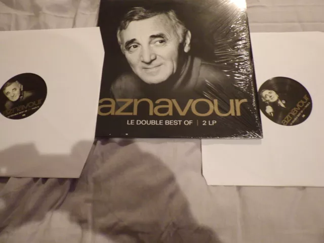 Aznavour  Le Double Best Of  2 × Vinyl, LP Compilation  mint Gatefold