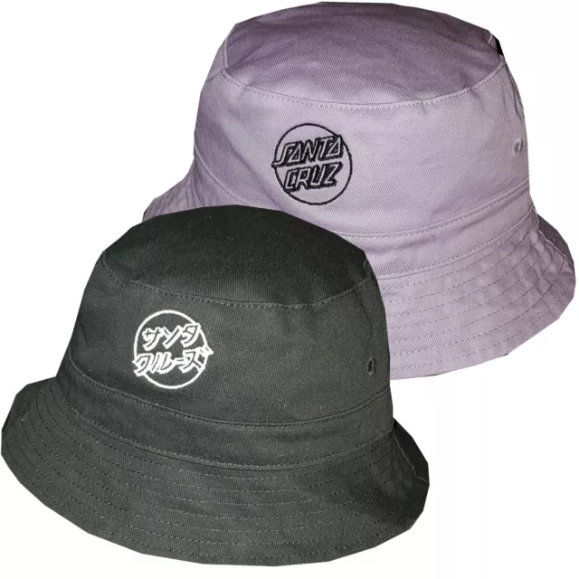 SANTA CRUZ - Dot Reversable Bucket Hat - Skate, Surf, Skateboard Style.  BV