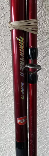 Penn Rampage II Surf 13Ft Foot 4-6Ib 113/170G Red Fishing Rod BrightonCollection