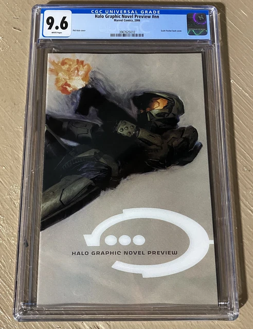 Halo Graphic Novel Preview CGC 9.6 1st App of Master Chief Marvel Comics 2006