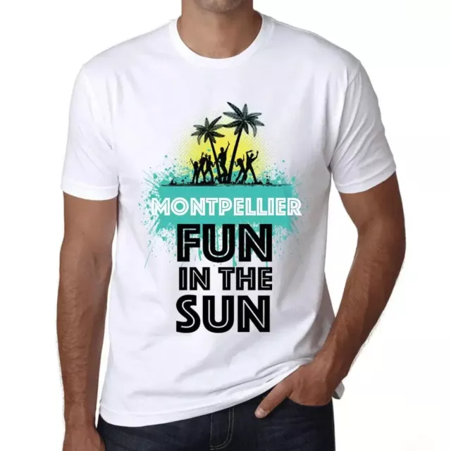 Men's Graphic T-Shirt Fun In The Sun In Montpellier Eco-Friendly Limited Edition