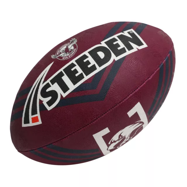 Team Official NRL Rugby League Steeden Supporter Ball Football Gift