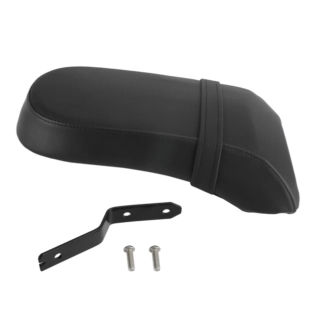 Siège Passager Supplémentaire Pour Moto Avec 8 Ventouses - En Cuir PU, Dimensions 26x18x5.5 Cm - Compatible Harley Road King Et Autres Modèles