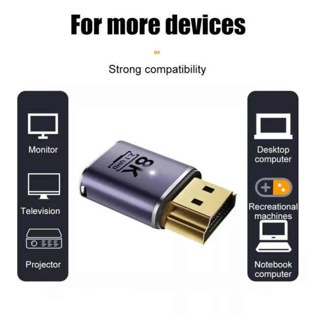 Right Angle Hdmi 90 Degree Adapter 4k@120Hz 270 Degree Adapter  Laptop
