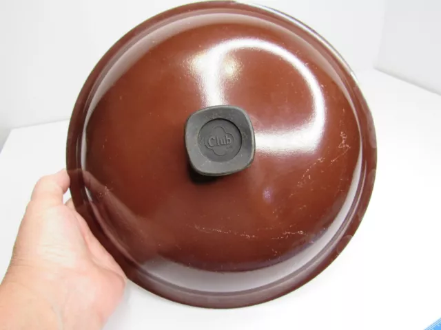 Vintage Club Aluminum Dark Brown Replacement 10" Pot Lid Only