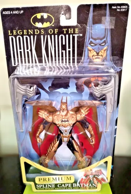 BATMAN SPLINE CAPE BATMAN LEGENDS OF THE DARK KNIGHT 1996 Kenner