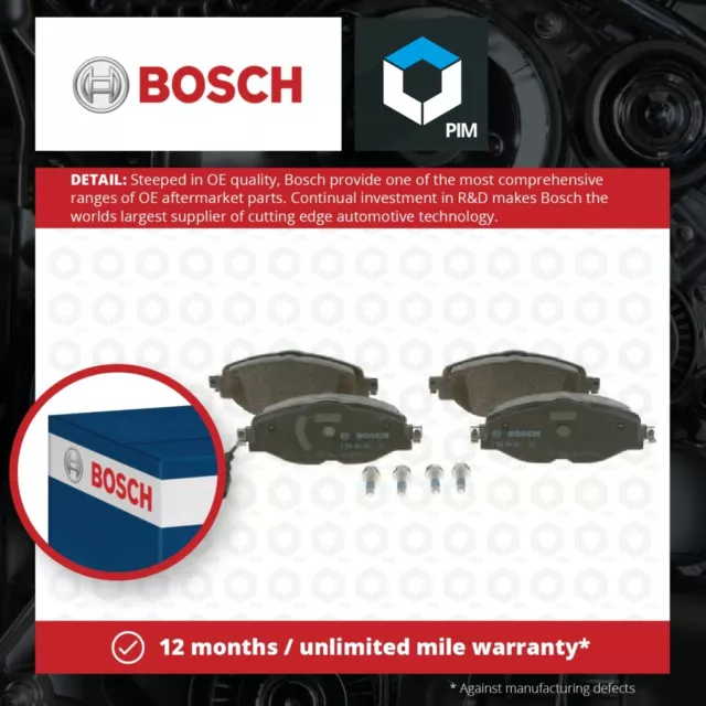 Brake Pads Set fits SEAT ATECA KH7 Front 2016 on Bosch 2K5698151 JZW698151AN New