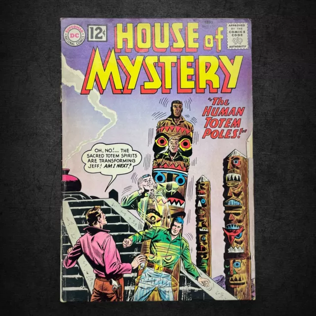 House of Mystery #126 September 1962 DC Comics Comic Book The Human Totem Poles! 3