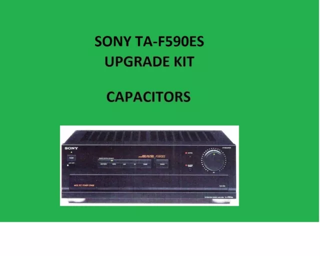 Stereo Verstärker SONY TA-F590ES Reparatur KIT - alle Kondensatoren
