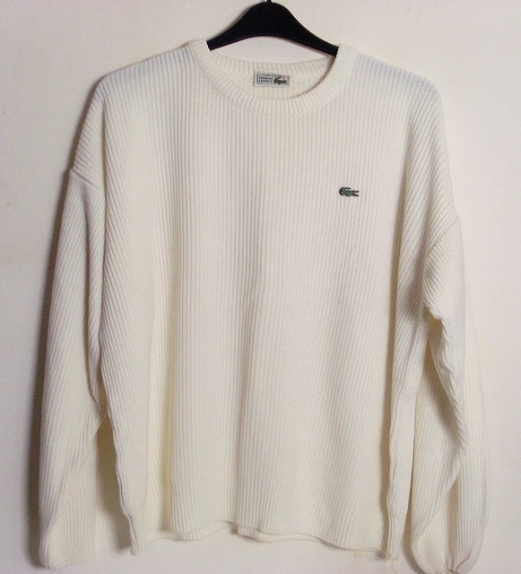 Pull blanc lacoste online homme