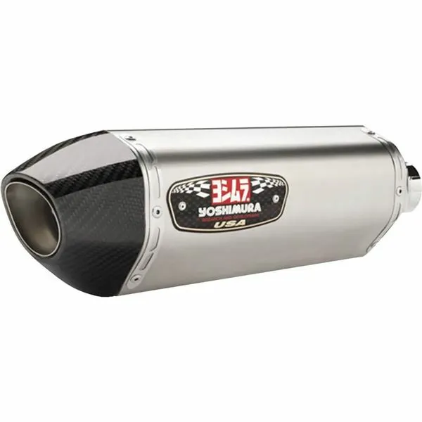 Yoshimura 15350AJ521 R-77 slip-on Full Exhaust SS-SS-CF Works Fits BMW G310 R/GS