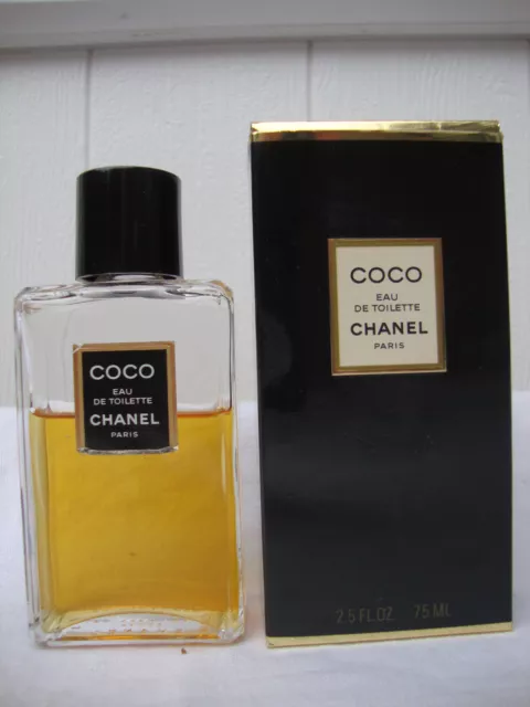 Vintage Chanel Coco 75ml EDT Dab Boxed Batch No 7526