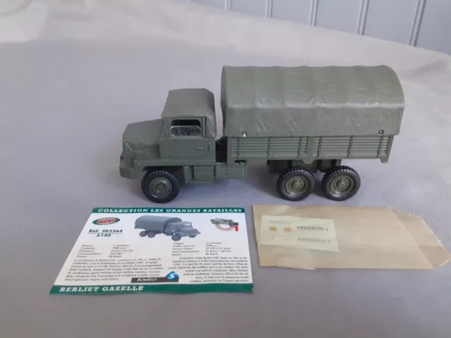 Solido Berliet GBC 6x6 – Véhicule Militaire France – 1/50 – Neuf Avec Accessoires