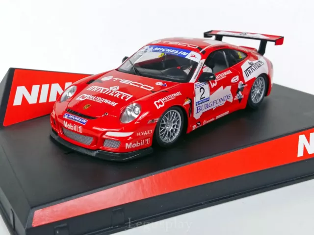 Scx scalextric slot ninco 50468 Porsche 997 Burgfonds P.Huisman Nº2