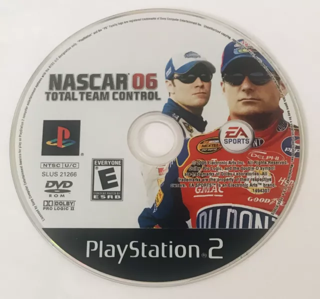 NASCAR 06: Total Team Control - Playstation 2 - Disc Only