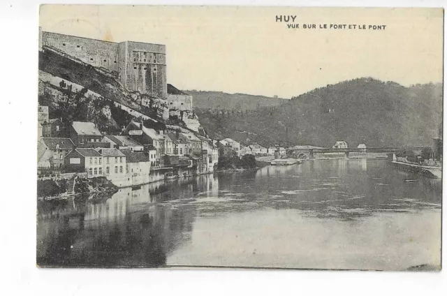 Belgique  Huy  Vue Sur Le Fort Et Le Pont