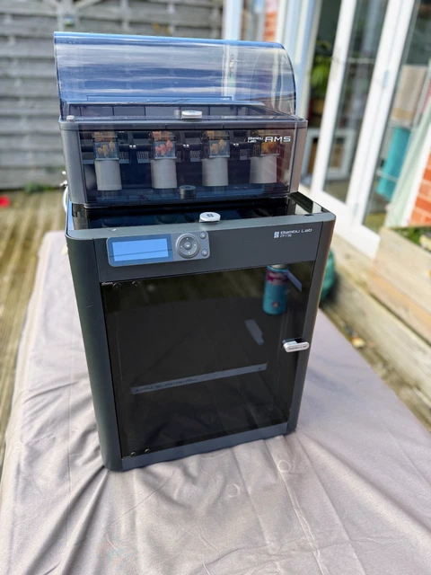 BAMBU LAB P1S 3D Printer Combo with AMS Plus Extras £350.00 - PicClick UK