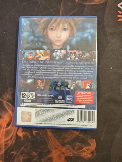 Jeu Kingdom Hearts II Complet PS2 - Version Française - En Très Bon état (TBE)