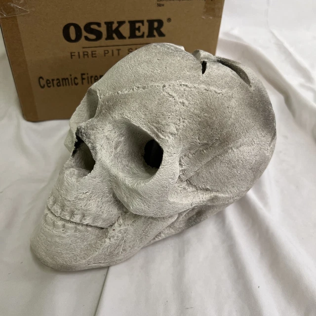 Registro de calavera de pozo de fuego de cerámica OSKER para hoguera chimenea