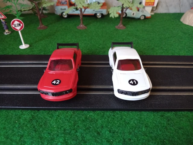 2 Voitures De Circuit Slot Car Jouef By Artin – Mini R50 R53 électriques – À Réviser