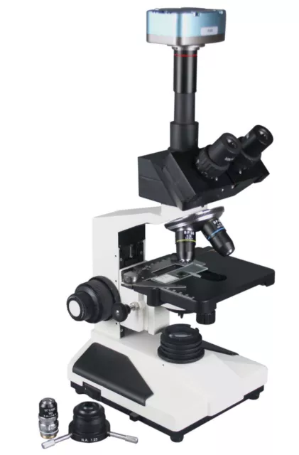 Live Blood Analysis Darkfield 2000x Microscope w High Speed Camera HLS EHS