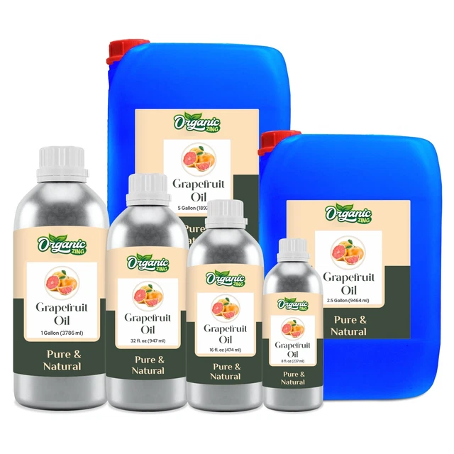 BULK ORGANIC ZING Grapefruit (Citrus ×Paradisi) Essential Oil ...